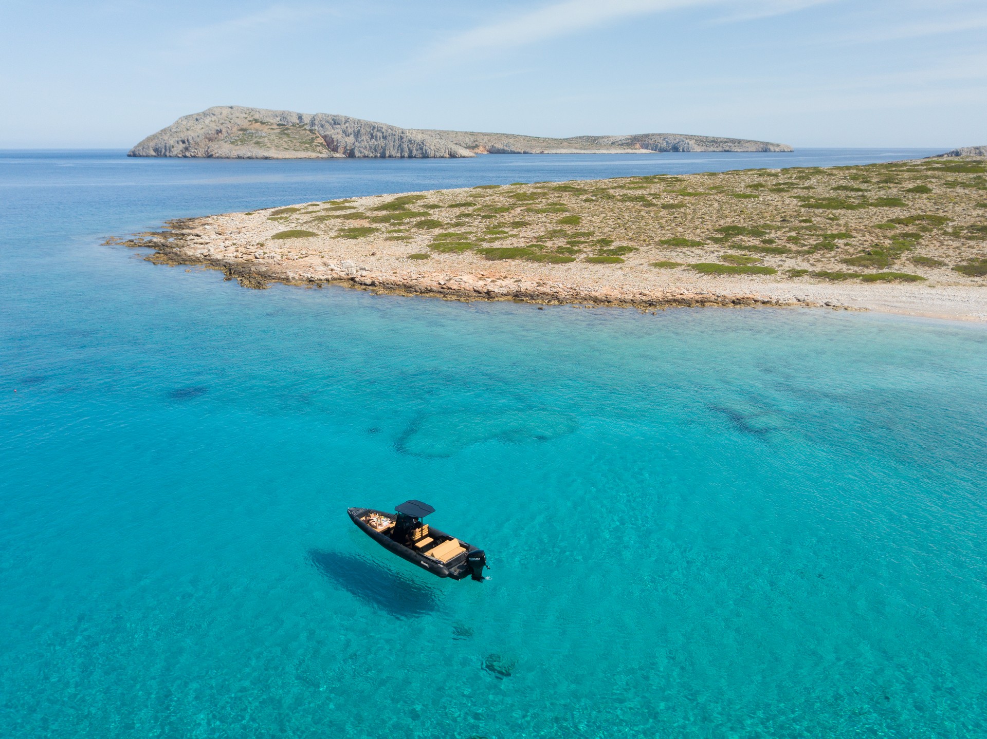 Astypalaia Half Day Private Boat Tour with New Rib Boat to Koutsomiti Kounoupa and Red Rock Astypalaia Experiences 09