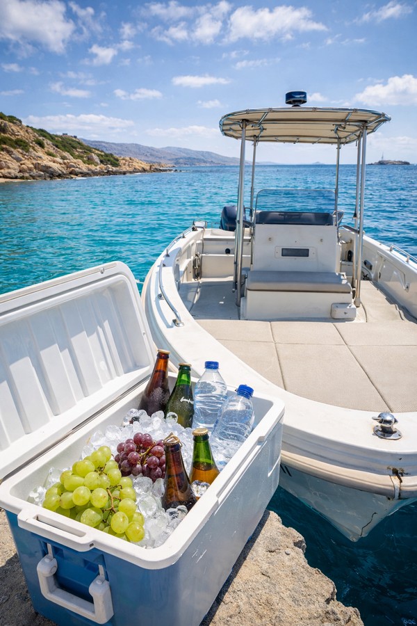 Astypalaia Half Day Private Boat Tour with Polyasteric Boat 100