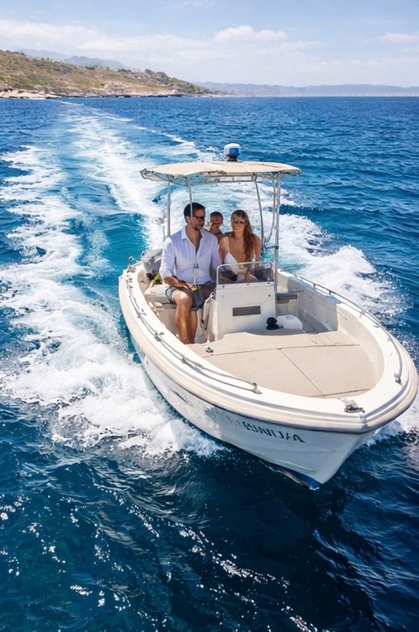 Astypalaia Half Day Private Boat Tour with Polyasteric Boat 101