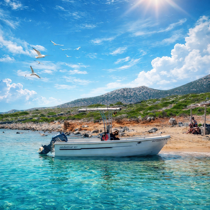 Rent a boat in Astypalaia Island Greece